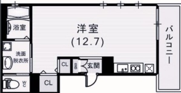 スリージェ住吉本町IIの物件間取画像